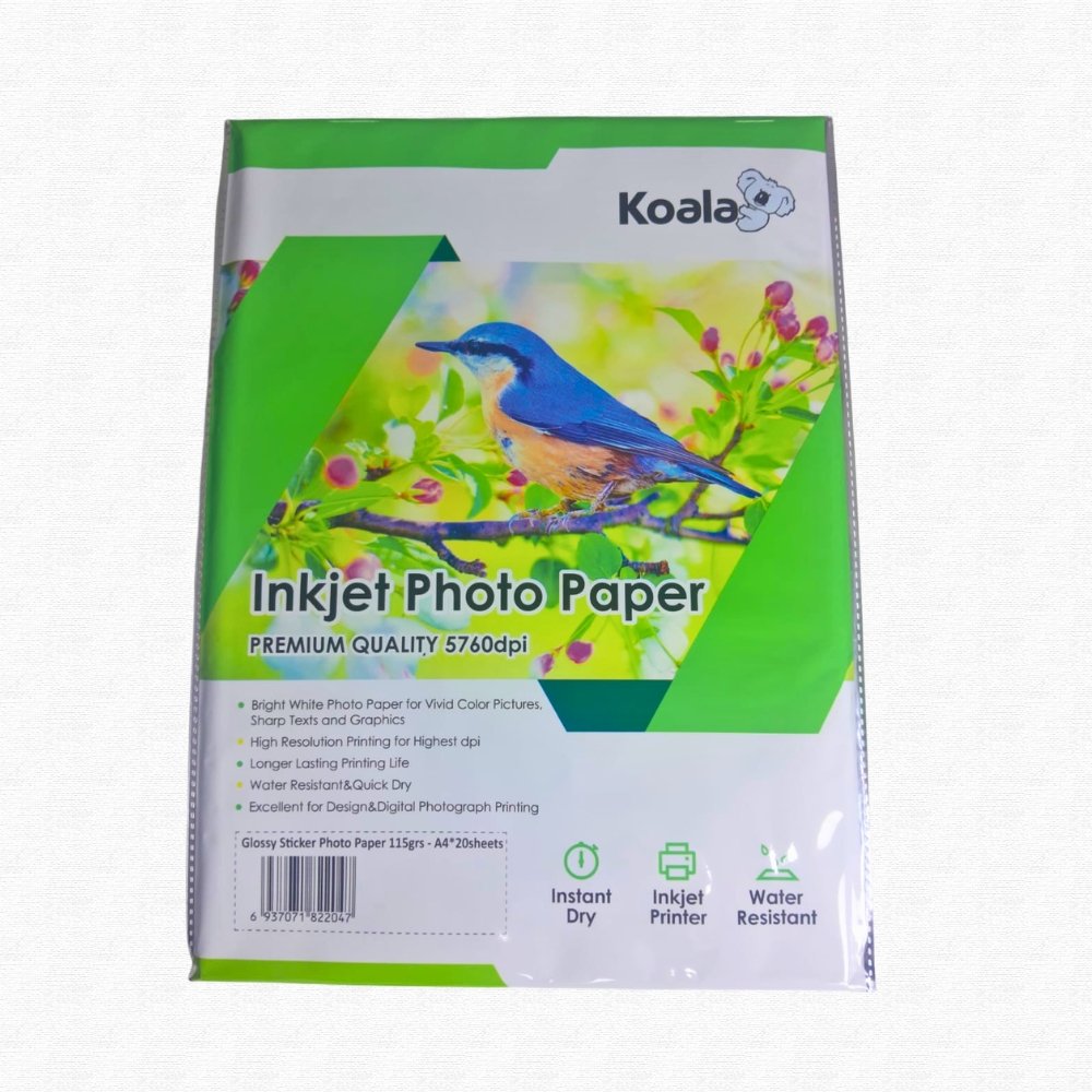 Papel fotográfico adhesivo 115 gramos A4